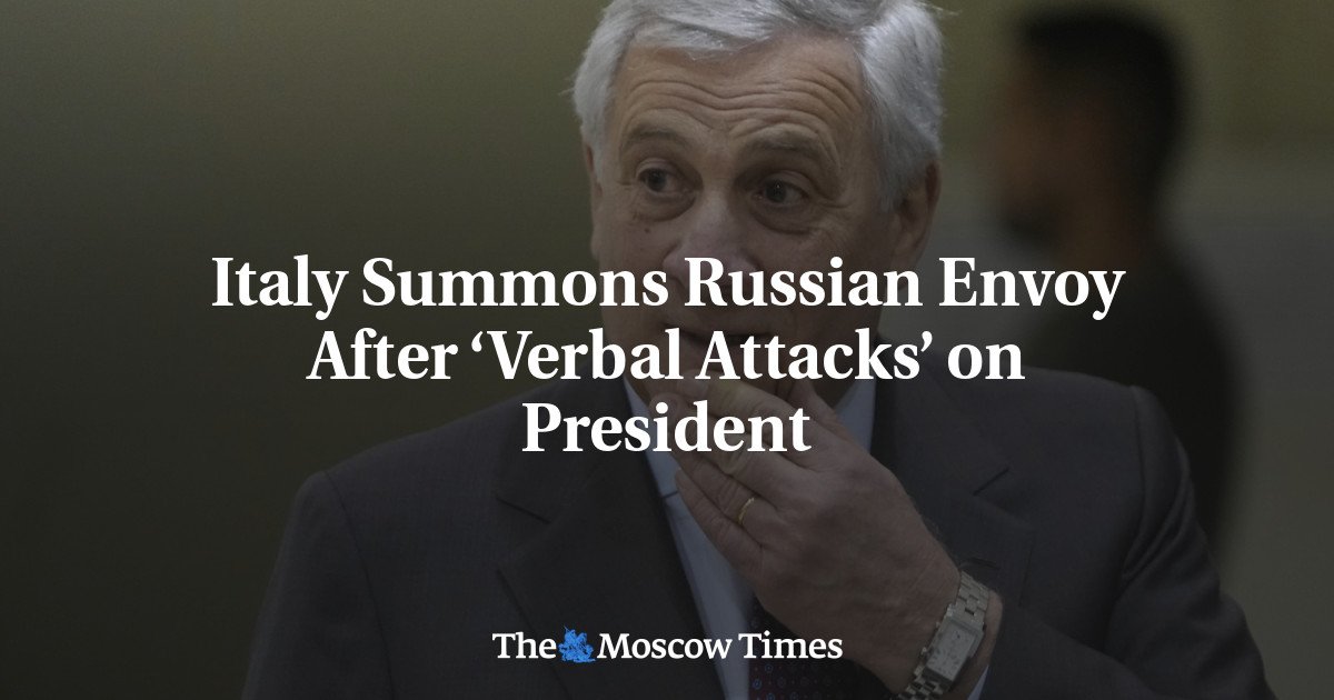 Italy calls Russian envoy after 'verbal attack' on president